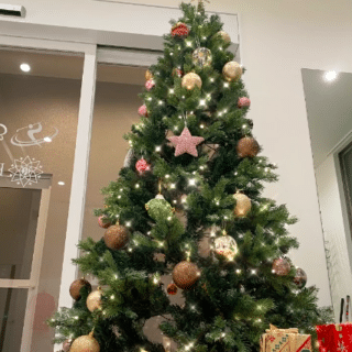 福岡の美肌専門店ラピュールRAPURのクリスマスツリー